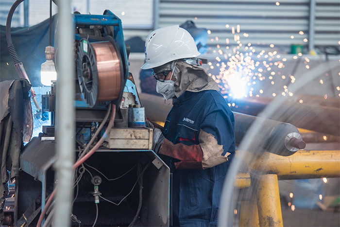 武冈网架焊接车间